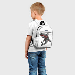 Детский рюкзак Moto shark, цвет: 3D-принт — фото 2