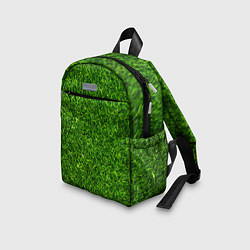 Детский рюкзак Текстура газона, цвет: 3D-принт — фото 2