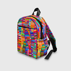Детский рюкзак Абстрактная полноцветная живопись, цвет: 3D-принт — фото 2