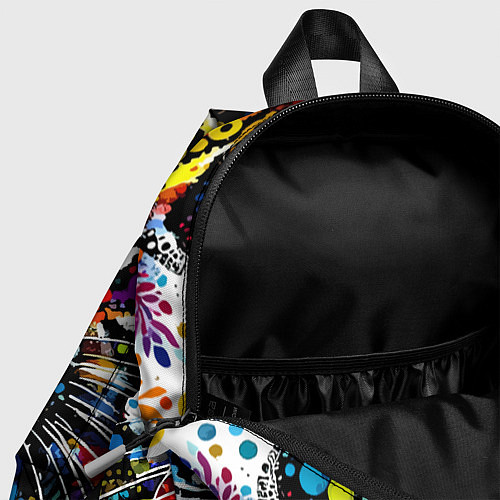 Детский рюкзак Орнаментальный тигр - нейросеть / 3D-принт – фото 4