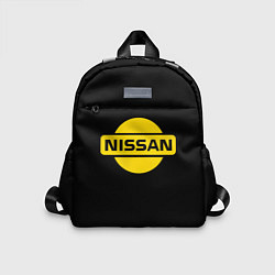 Детский рюкзак Nissan yellow logo, цвет: 3D-принт