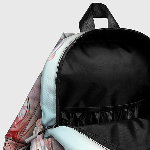 Детский рюкзак Сердце - плазменная текстура / 3D-принт – фото 4