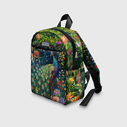 Детский рюкзак Павлин в саду, цвет: 3D-принт — фото 2
