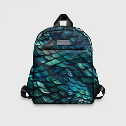 Детский рюкзак Перламутровая змеиная кожа, цвет: 3D-принт