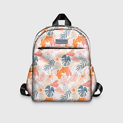 Детский рюкзак Паттерн узор листьев