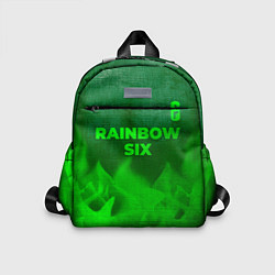 Детский рюкзак Rainbow Six - green gradient посередине