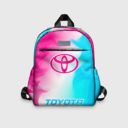 Детский рюкзак Toyota neon gradient style по-центру