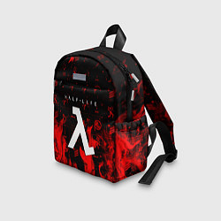 Детский рюкзак Half life fire, цвет: 3D-принт — фото 2