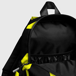 Детский рюкзак Nirvana geometry yellow, цвет: 3D-принт — фото 2