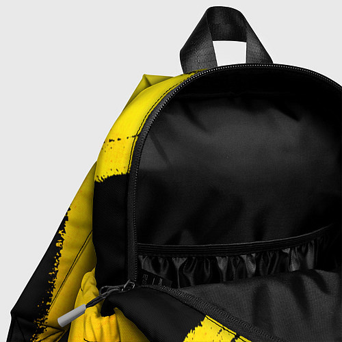 Детский рюкзак Aston Villa - gold gradient по-центру / 3D-принт – фото 4