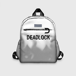 Детский рюкзак Deadlock glitch на светлом фоне посередине, цвет: 3D-принт