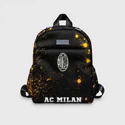 Детский рюкзак AC Milan - gold gradient по-центру