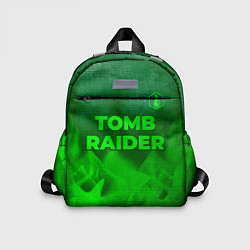 Детский рюкзак Tomb Raider - green gradient посередине