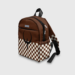 Детский рюкзак Квейк ретро паттерн, цвет: 3D-принт — фото 2