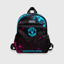 Детский рюкзак Manchester United - neon gradient по-центру