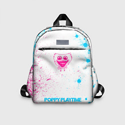 Детский рюкзак Poppy Playtime neon gradient style по-центру