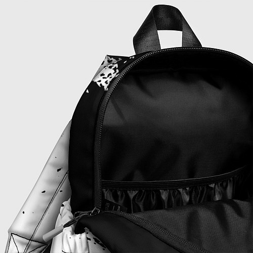 Детский рюкзак The Elder Scrolls чёрно белые краски / 3D-принт – фото 4