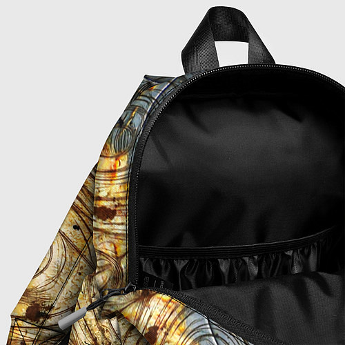 Детский рюкзак Ацтек фрактал текстура / 3D-принт – фото 4
