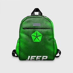 Детский рюкзак Jeep - green gradient по-центру, цвет: 3D-принт