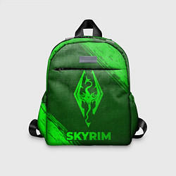 Детский рюкзак Skyrim - green gradient, цвет: 3D-принт