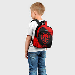 Детский рюкзак Leeds United - red gradient, цвет: 3D-принт — фото 2