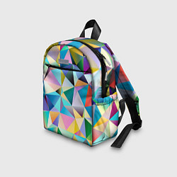 Детский рюкзак Полигональная текстура, цвет: 3D-принт — фото 2