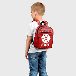 Детский рюкзак Новогодний Exo с оленями, цвет: 3D-принт — фото 2