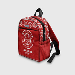 Детский рюкзак Новогодний Leicester City, цвет: 3D-принт — фото 2