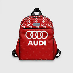 Детский рюкзак Новогодний Audi с оленями