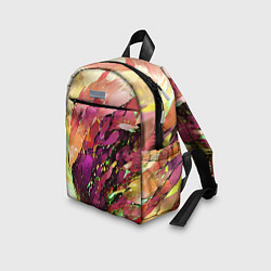 Детский рюкзак Красно-жёлтая абстракция, цвет: 3D-принт — фото 2