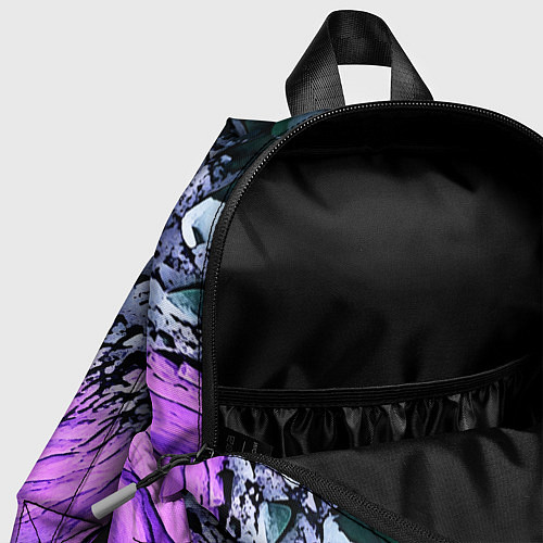 Детский рюкзак Камни и фиолетовая земля / 3D-принт – фото 4