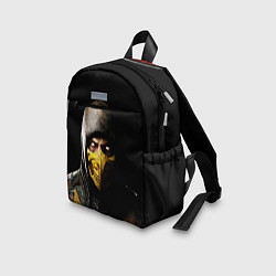 Детский рюкзак Mortal kombat Scorpion - кто следующий, цвет: 3D-принт — фото 2