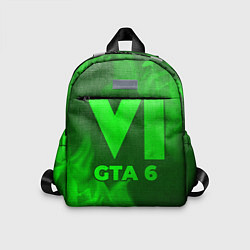 Детский рюкзак GTA 6 - green gradient