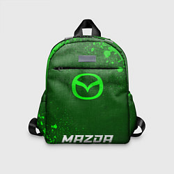 Детский рюкзак Mazda - green gradient по-центру, цвет: 3D-принт