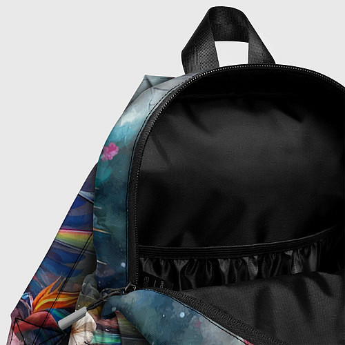 Детский рюкзак Тропическая птица / 3D-принт – фото 4