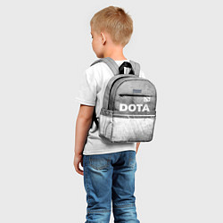 Детский рюкзак Dota - grey gradient посередине, цвет: 3D-принт — фото 2