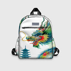 Детский рюкзак Japanese watercolor dragon - art