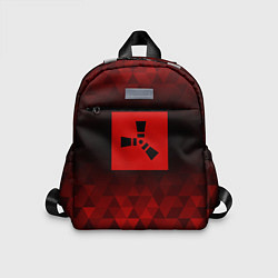 Детский рюкзак Rust red poly, цвет: 3D-принт