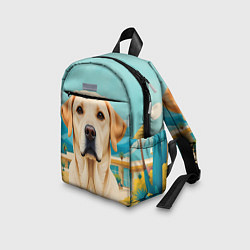 Детский рюкзак Лето и лабрадор, цвет: 3D-принт — фото 2