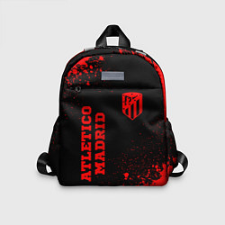 Детский рюкзак Atletico Madrid - red gradient вертикально, цвет: 3D-принт