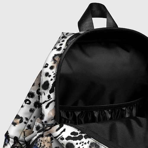 Детский рюкзак Пятна леопарда абстрактные / 3D-принт – фото 4