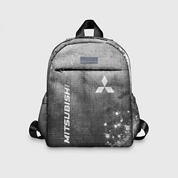 Детский рюкзак Mitsubishi - grey gradient вертикально