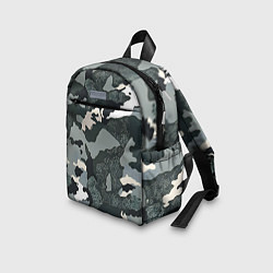 Детский рюкзак Темно зеленый камуфляж, цвет: 3D-принт — фото 2