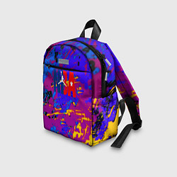 Детский рюкзак NBA краски неон, цвет: 3D-принт — фото 2