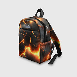 Детский рюкзак Лава и разлом плит, цвет: 3D-принт — фото 2
