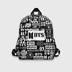 Детский рюкзак Bangtan Boys pattern black
