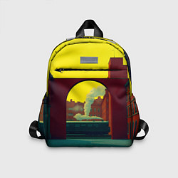 Детский рюкзак Арт с поездом, цвет: 3D-принт