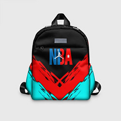 Детский рюкзак NBA краски геометрия, цвет: 3D-принт