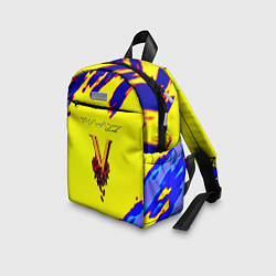 Детский рюкзак Cyberpunk краски неоновые, цвет: 3D-принт — фото 2