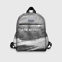 Детский рюкзак AEK Athens - grey gradient посередине, цвет: 3D-принт
